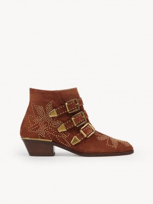 Botte Chloe Susanna Corta Marron | CHE-SR14200