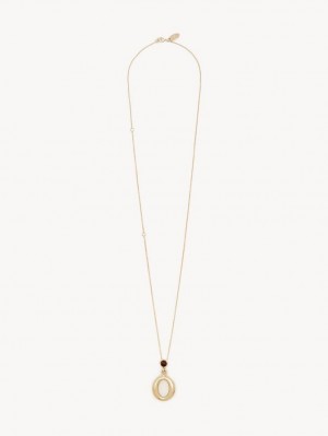Colliers Chloe Alphabet With Pendant Doré | CHE-SR14341