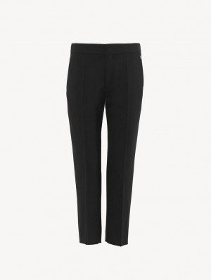 Costume Chloe Cropped Cigarette Noir | CHE-SR14034