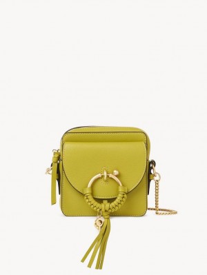 Mini Sacs Chloe Joan Camera Vert Olive Clair | CHE-SR14757
