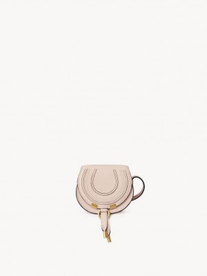 Mini Sacs Chloe Marcie Nano Saddle Rose | CHE-SR13695