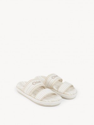 Mule Chloe Rori Plates Blanche | CHE-SR14136