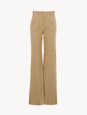 Pantalon Chloe Tailored Beige | CHE-SR14014