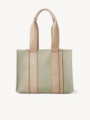 Sacs Fourre Tout Chloe Medium Woody Vert | CHE-SR13314