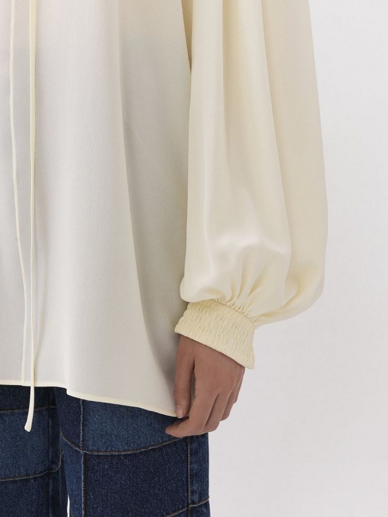 Chemisier Chloe Flowy Blanche | CHE-SR13902