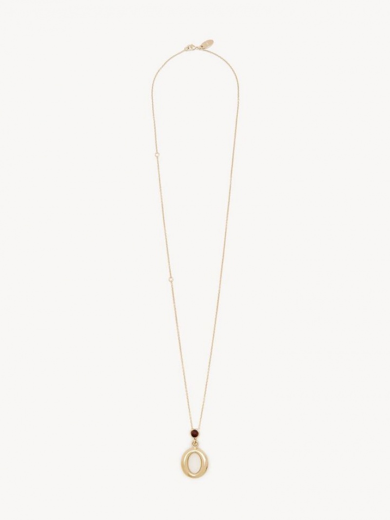 Colliers Chloe Alphabet With Pendant Doré | CHE-SR14341