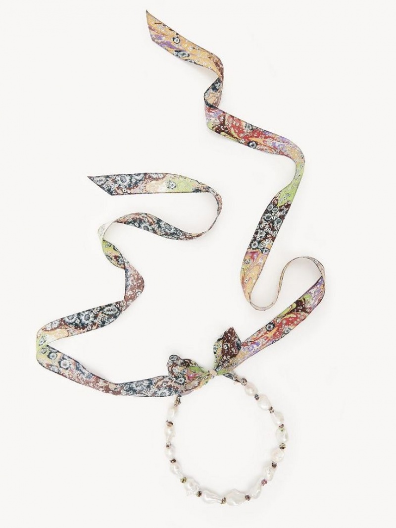 Colliers Chloe Darcey Doré Blanche | CHE-SR14420