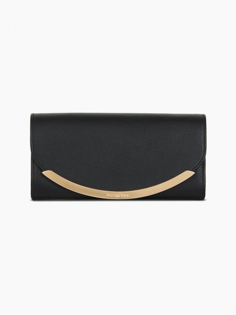 Grands Portefeuilles Chloe Lizzie Noir | CHE-SR14921