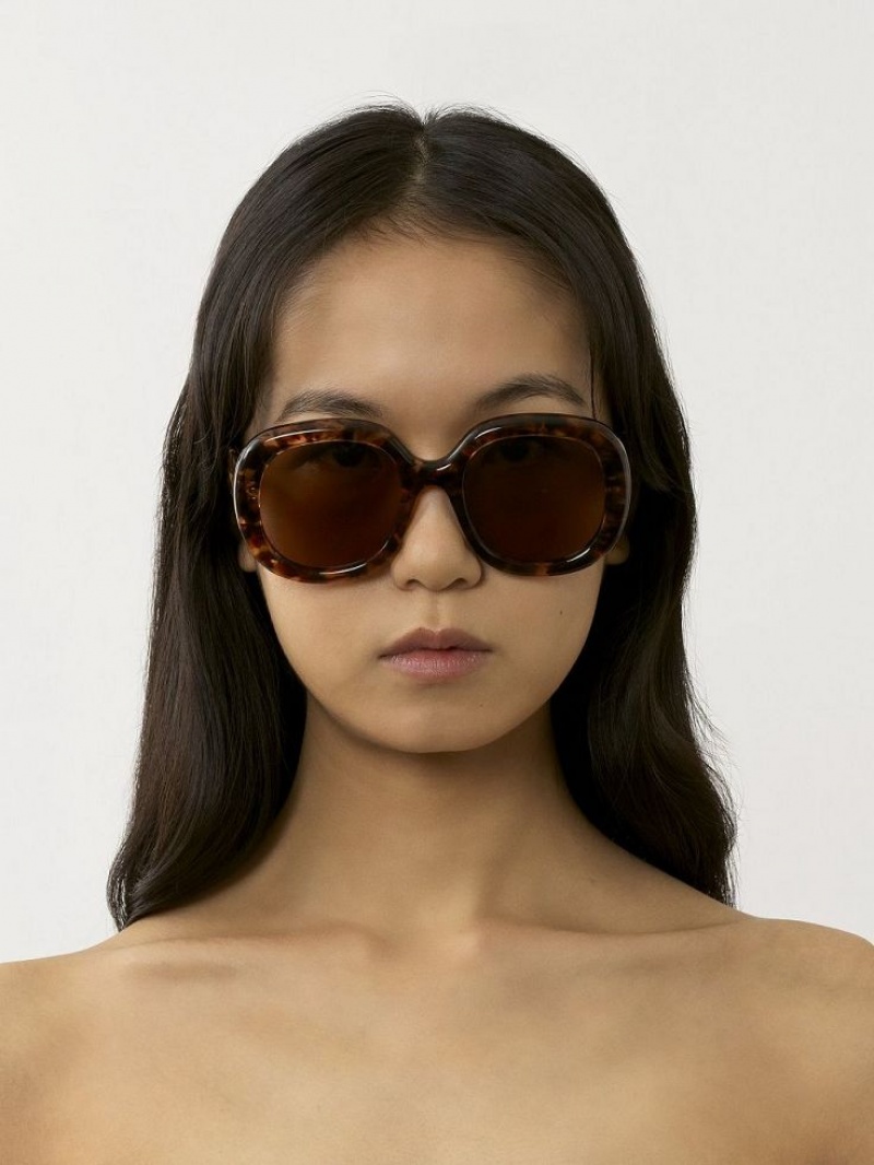 Lunette de Soleil Chloe Gayia Marble Havana | CHE-SR14578