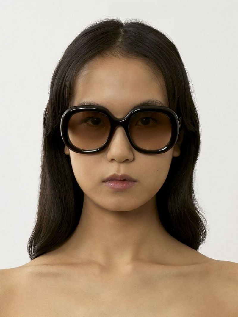 Lunette de Soleil Chloe Gayia Noir | CHE-SR14574
