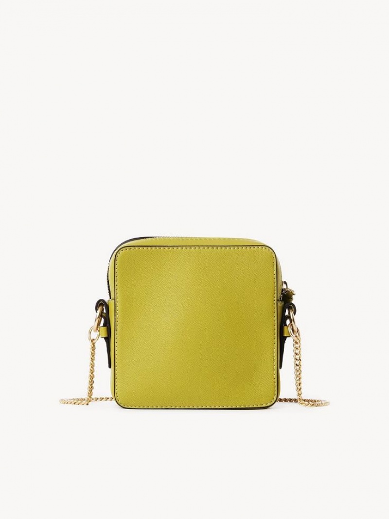 Mini Sacs Chloe Joan Camera Vert Olive Clair | CHE-SR14757