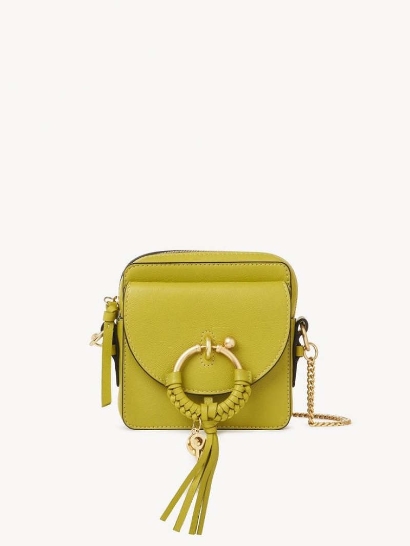 Mini Sacs Chloe Joan Camera Vert Olive Clair | CHE-SR14757