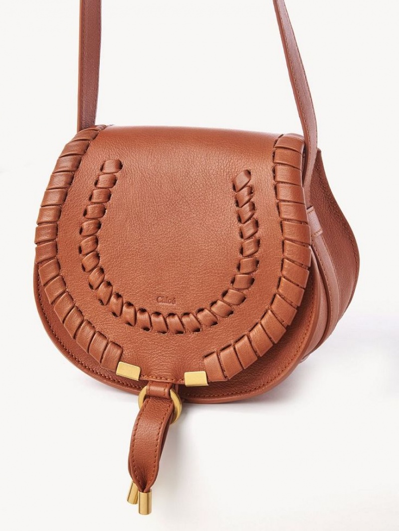 Mini Sacs Chloe Marcie Small Saddle Orange | CHE-SR13665
