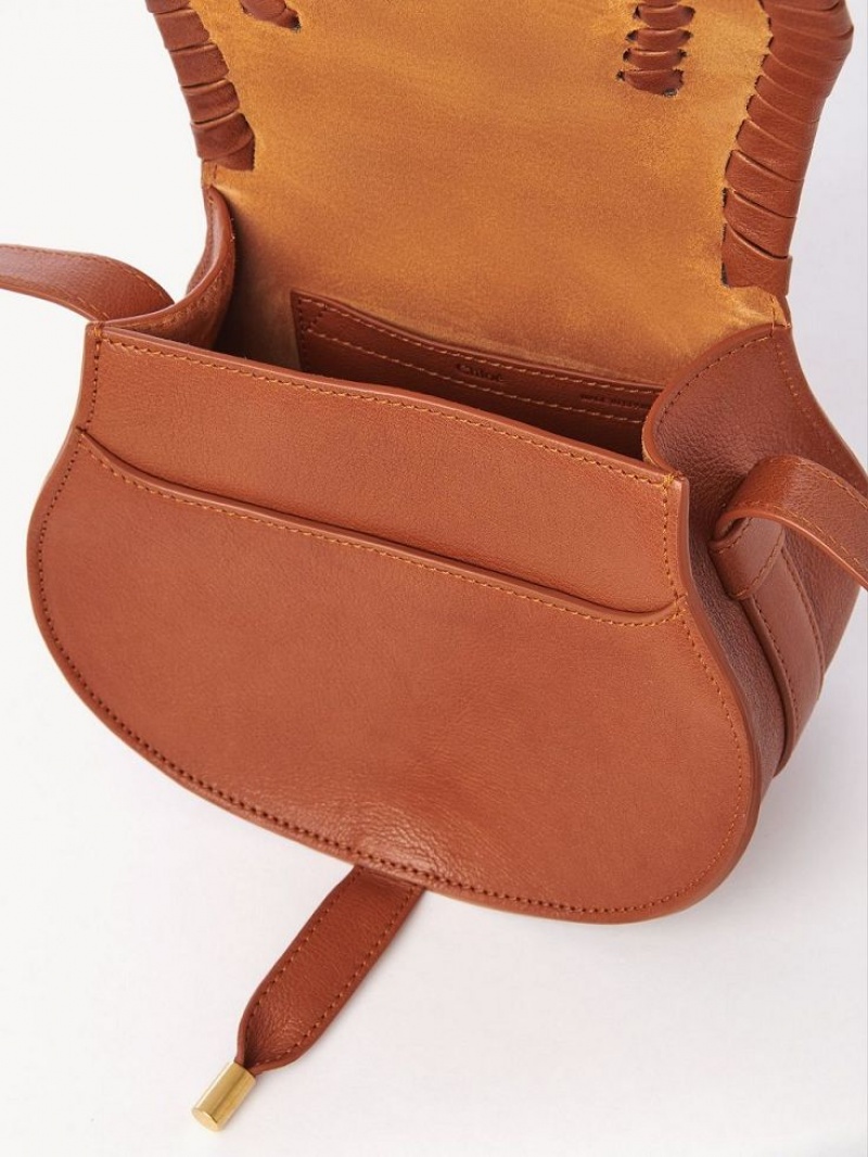 Mini Sacs Chloe Marcie Small Saddle Orange | CHE-SR13665