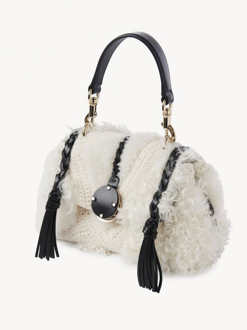 Mini Sacs Chloe Penelope Soft Shoulder Blanche | CHE-SR13707