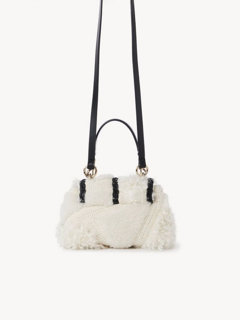 Mini Sacs Chloe Penelope Soft Shoulder Blanche | CHE-SR13707