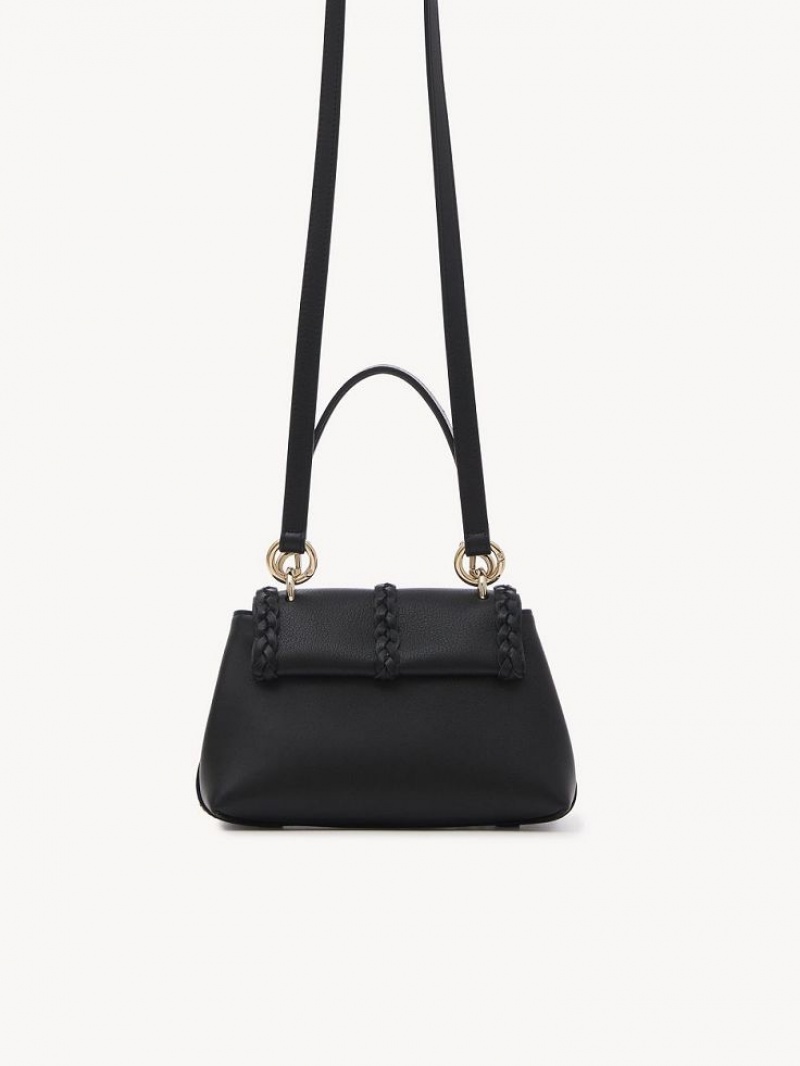 Mini Sacs Chloe Penelope Soft Shoulder Noir | CHE-SR13706