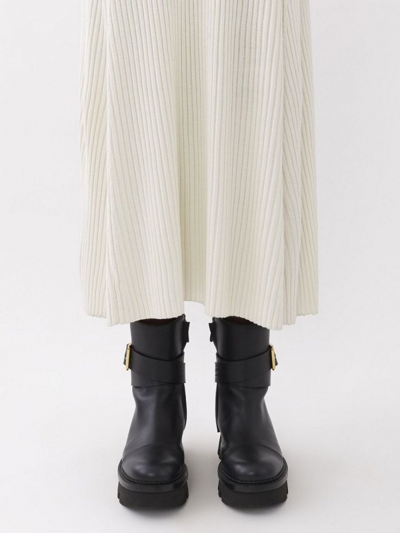Peignoir Chloe Polo Midi Blanche | CHE-SR13858