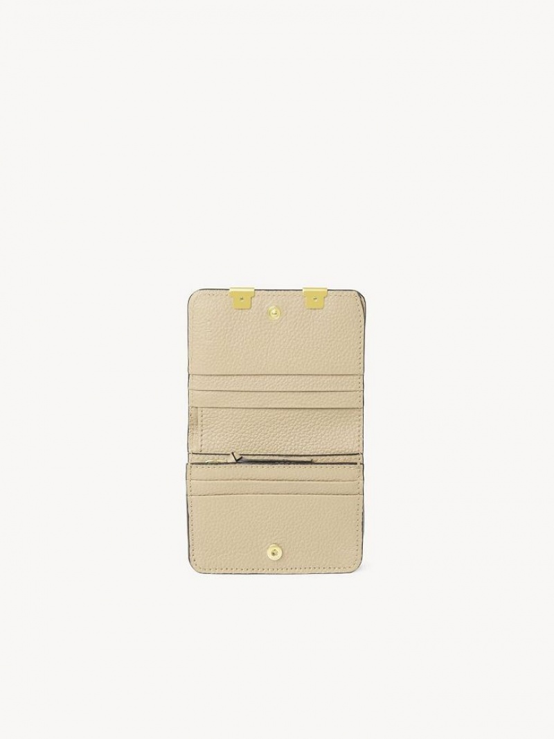 Petits Portefeuilles Chloe Marcie Small Beige | CHE-SR14273