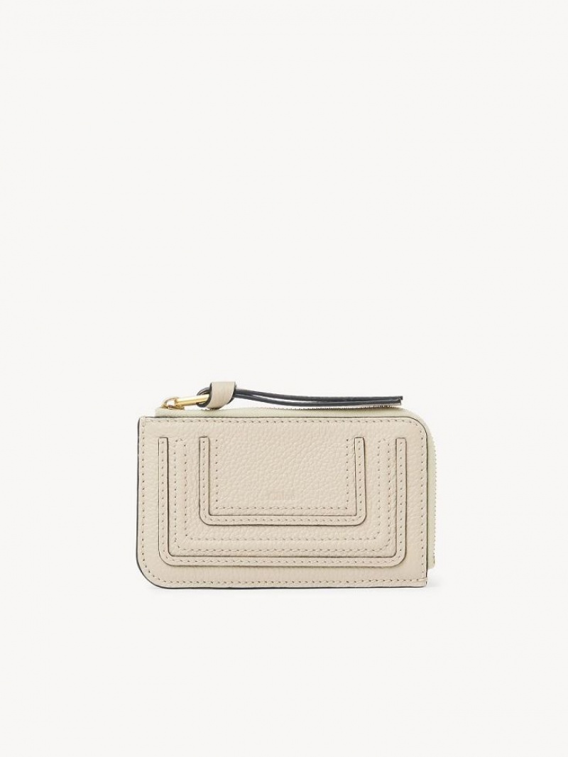 Porte-Monnaie Chloe Marcie Small Beige | CHE-SR14318