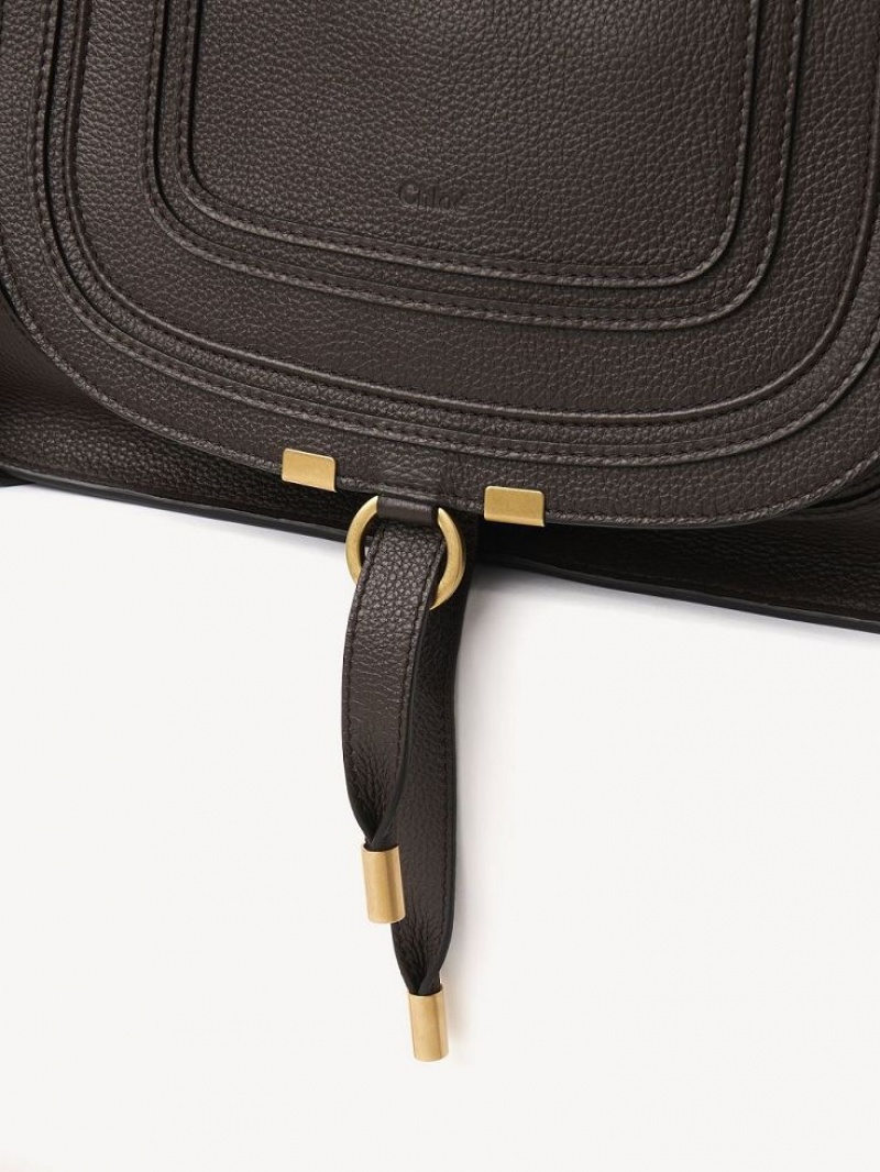 Sacs Crossbody Chloe Marcie Double Carry Marron | CHE-SR13493