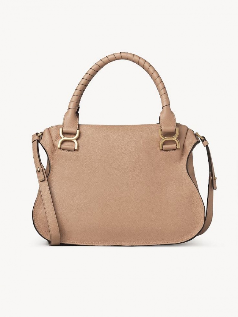 Sacs Crossbody Chloe Marcie Double Carry Marron Clair | CHE-SR13553