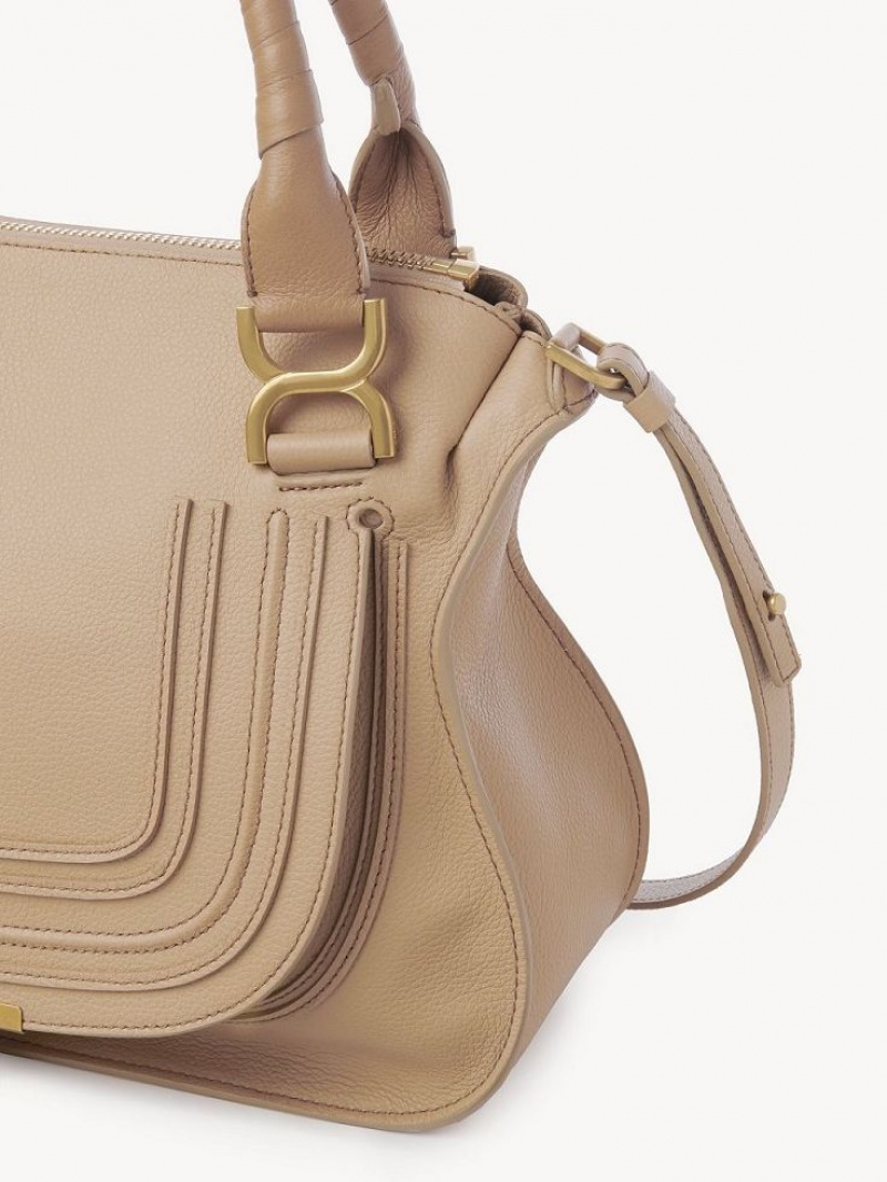 Sacs Crossbody Chloe Marcie Double Carry Marron | CHE-SR13583