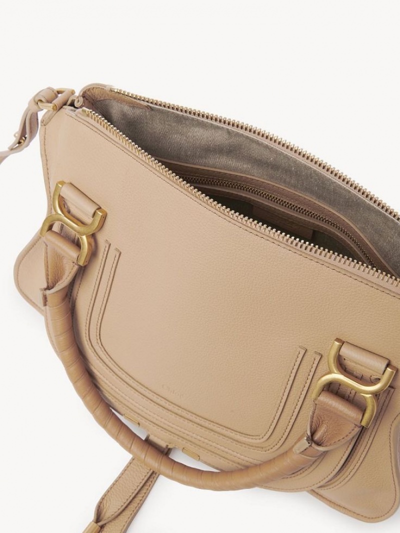 Sacs Crossbody Chloe Marcie Double Carry Marron | CHE-SR13583