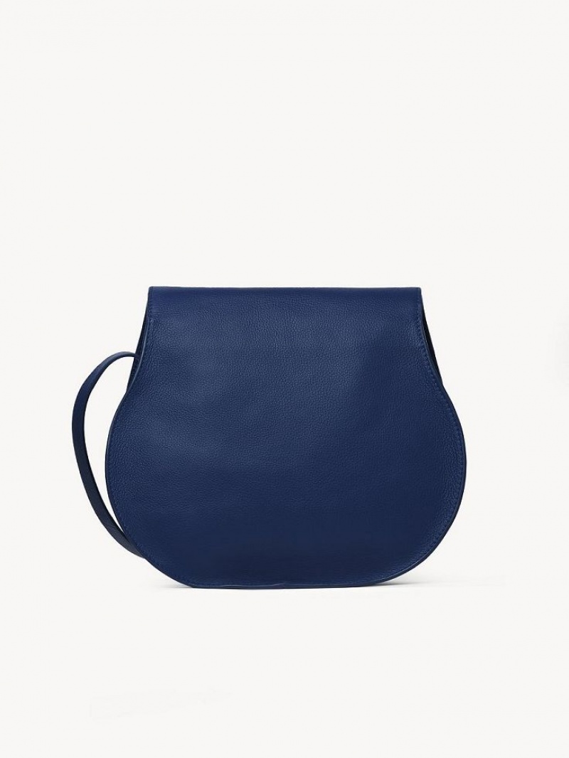 Sacs Crossbody Chloe Marcie Medium Bleu Foncé | CHE-SR13497