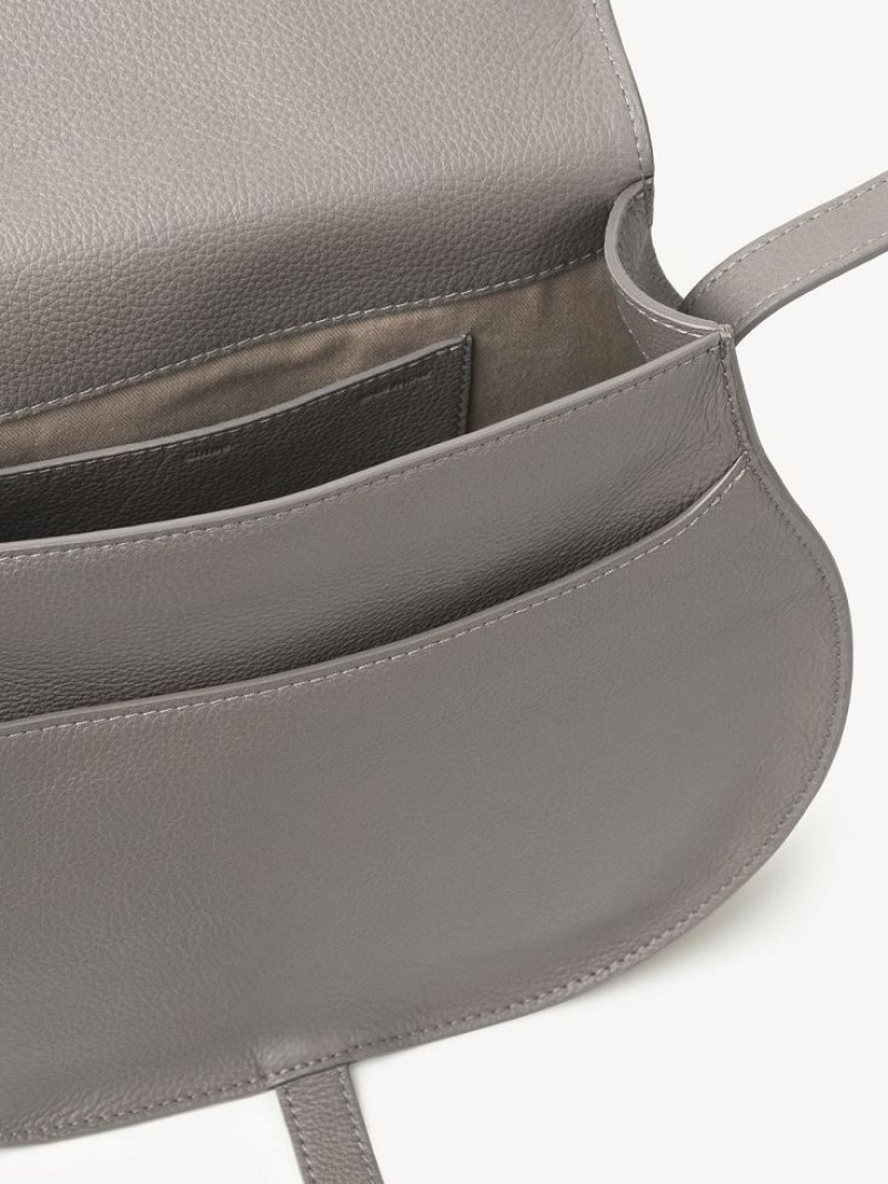 Sacs Crossbody Chloe Marcie Medium Grise | CHE-SR13471