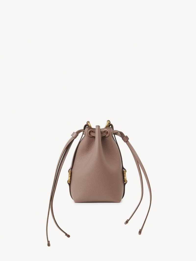 Sacs Crossbody Chloe Marcie Micro Bucket Marron | CHE-SR13613