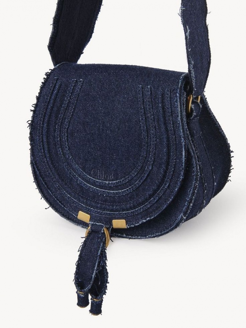 Sacs Crossbody Chloe Marcie Small Bleu | CHE-SR13580