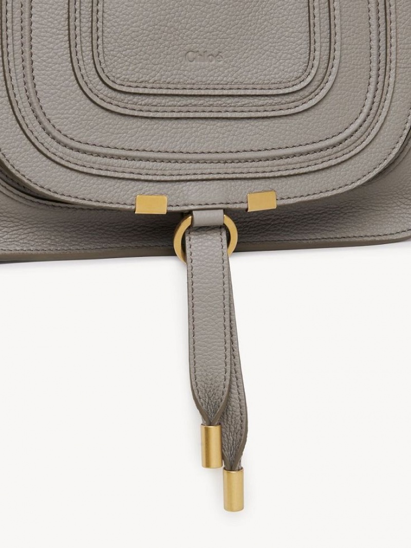 Sacs Crossbody Chloe Marcie Small Double Carry Grise | CHE-SR13547