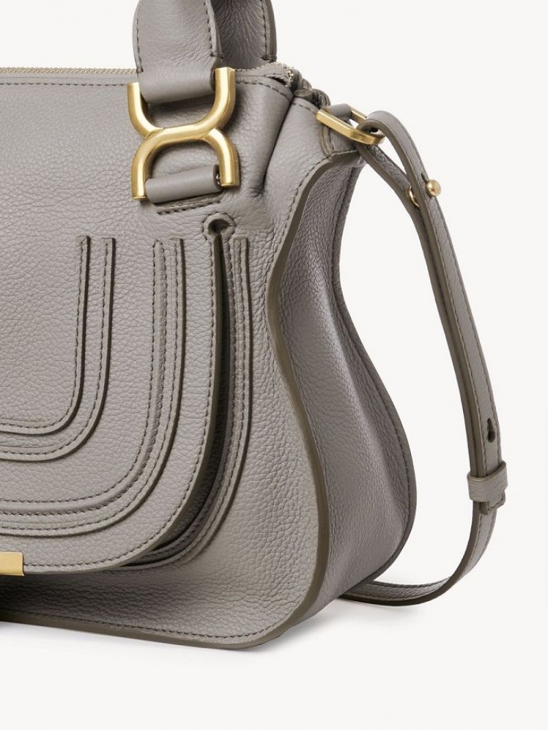 Sacs Crossbody Chloe Marcie Small Double Carry Grise | CHE-SR13547