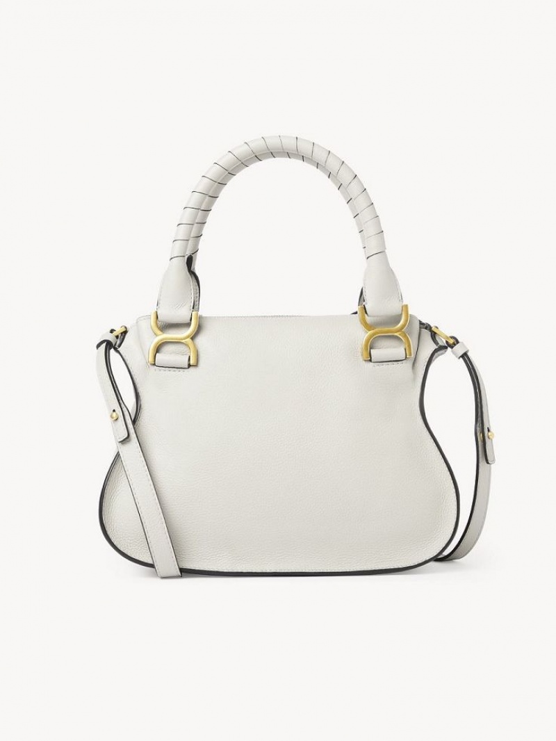 Sacs Crossbody Chloe Marcie Small Double Carry Blanche | CHE-SR13550