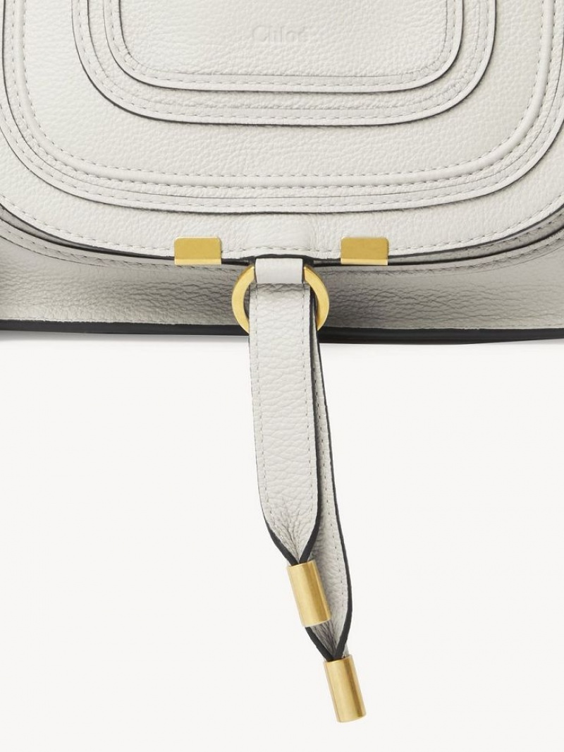 Sacs Crossbody Chloe Marcie Small Double Carry Blanche | CHE-SR13550