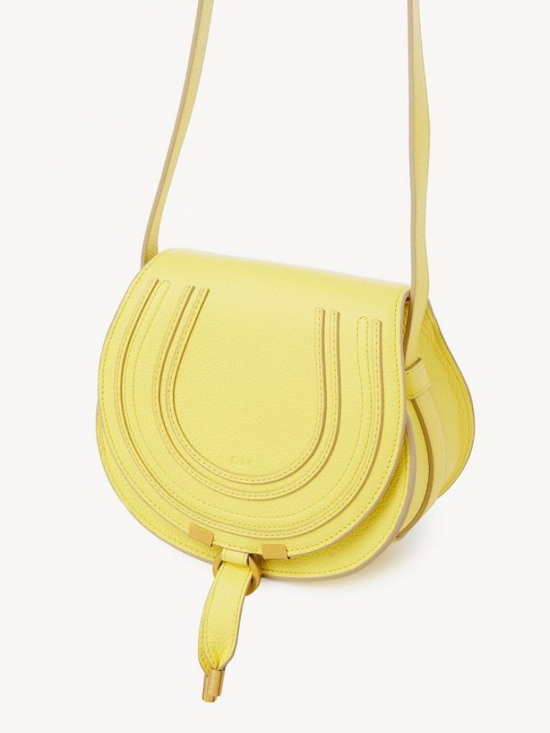 Sacs Crossbody Chloe Marcie Small Jaune | CHE-SR13533