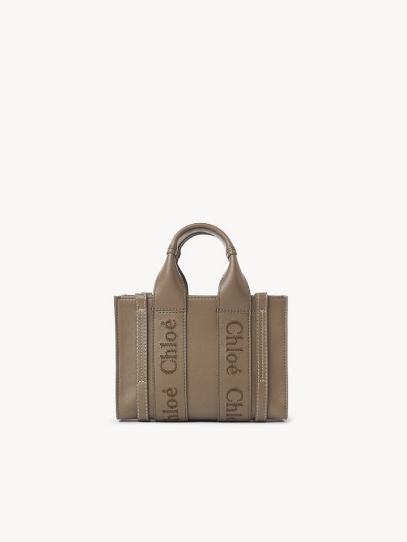 Sacs Crossbody Chloe Mini Woody Vert | CHE-SR13521