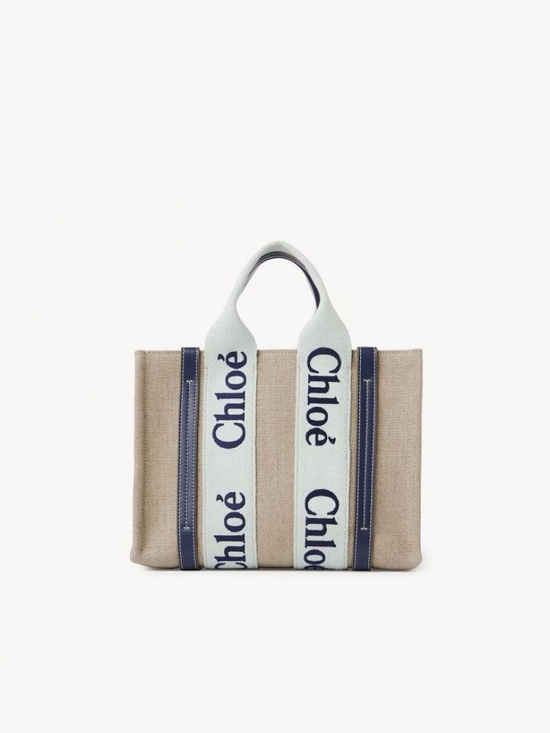 Sacs Crossbody Chloe Small Woody Vert Bleu | CHE-SR13568