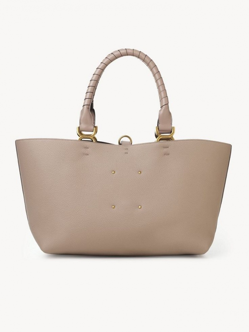 Sacs Fourre Tout Chloe Marcie Small Beige | CHE-SR13388