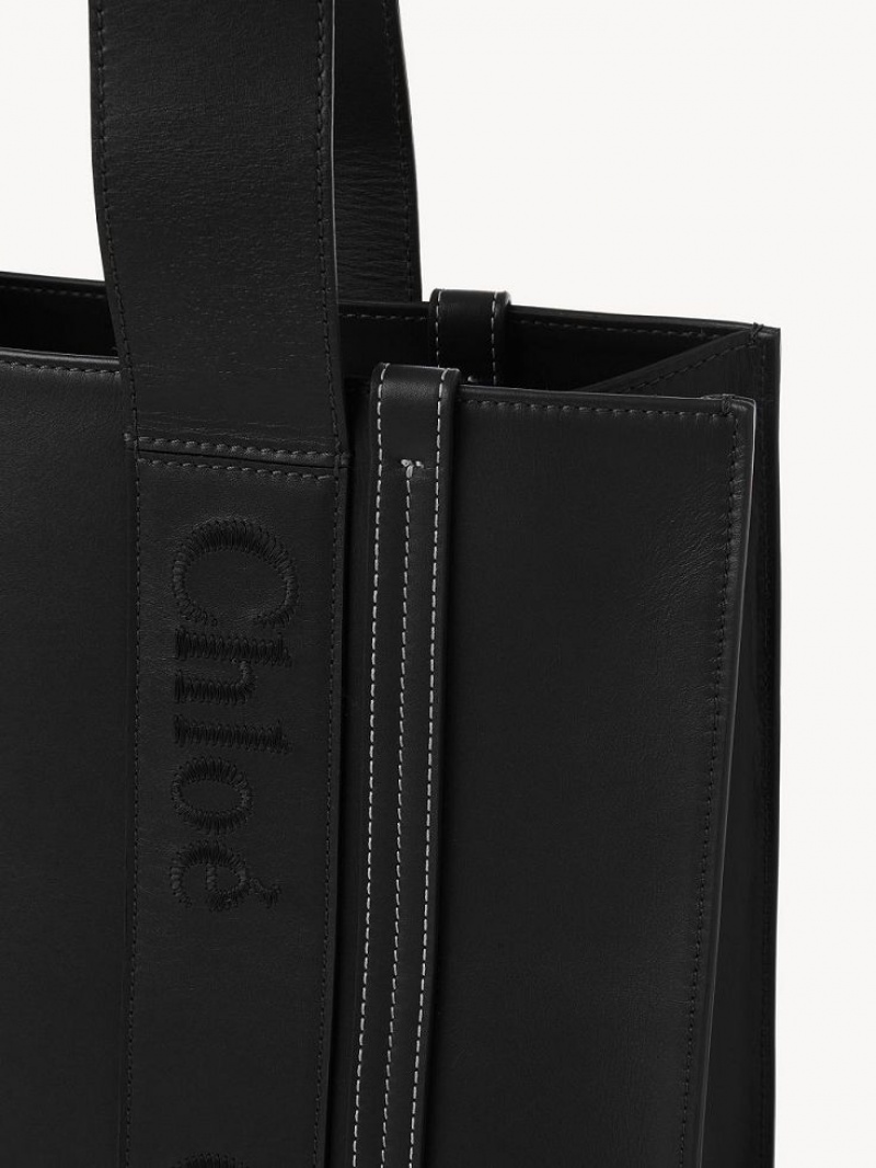Sacs Fourre Tout Chloe Medium Woody Noir | CHE-SR13352