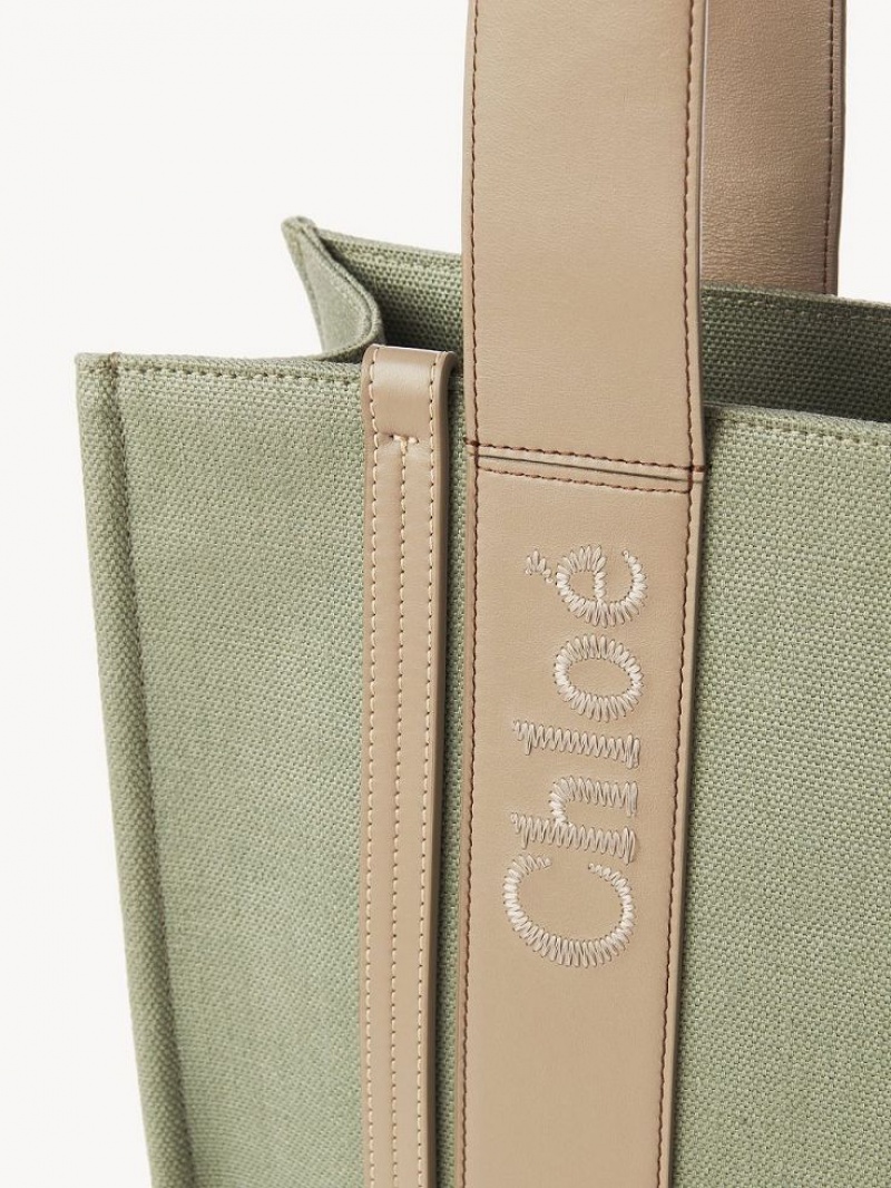 Sacs Fourre Tout Chloe Medium Woody Vert | CHE-SR13314