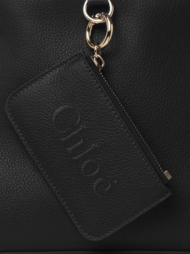 Sacs Fourre Tout Chloe Sense Small East-west Noir | CHE-SR13357