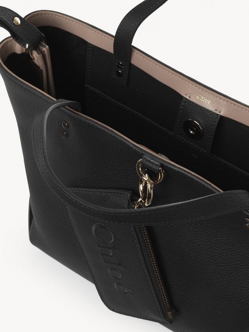 Sacs Fourre Tout Chloe Sense Small East-west Noir | CHE-SR13357
