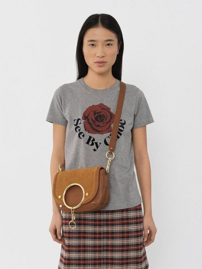 Sacs À Bandoulière Chloe Mara Marron | CHE-SR14651