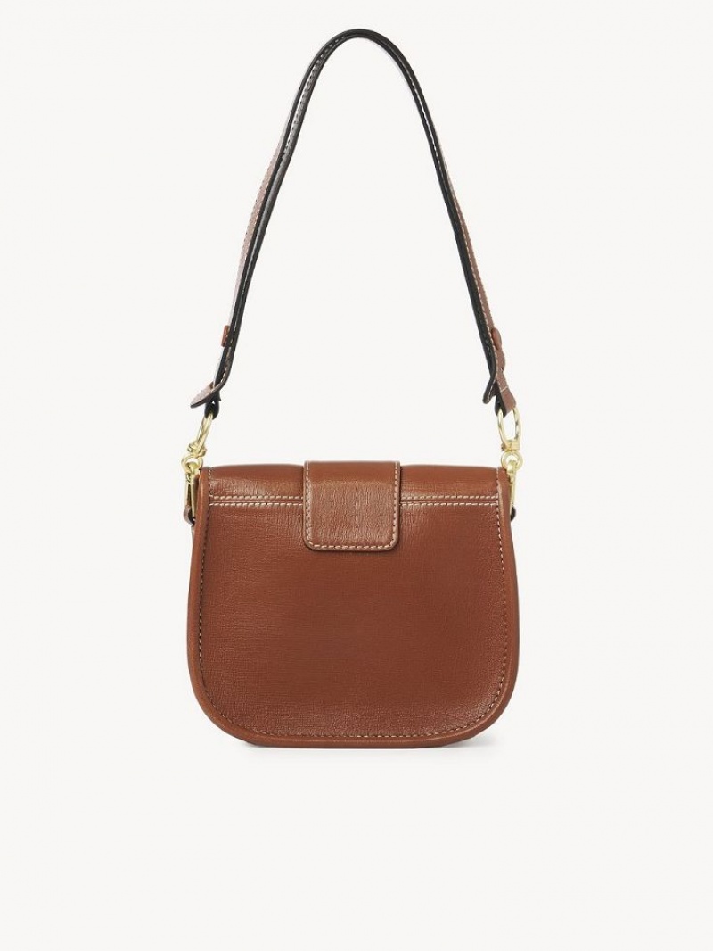 Sacs À Bandoulière Chloe Saddie Satchel Marron | CHE-SR14667