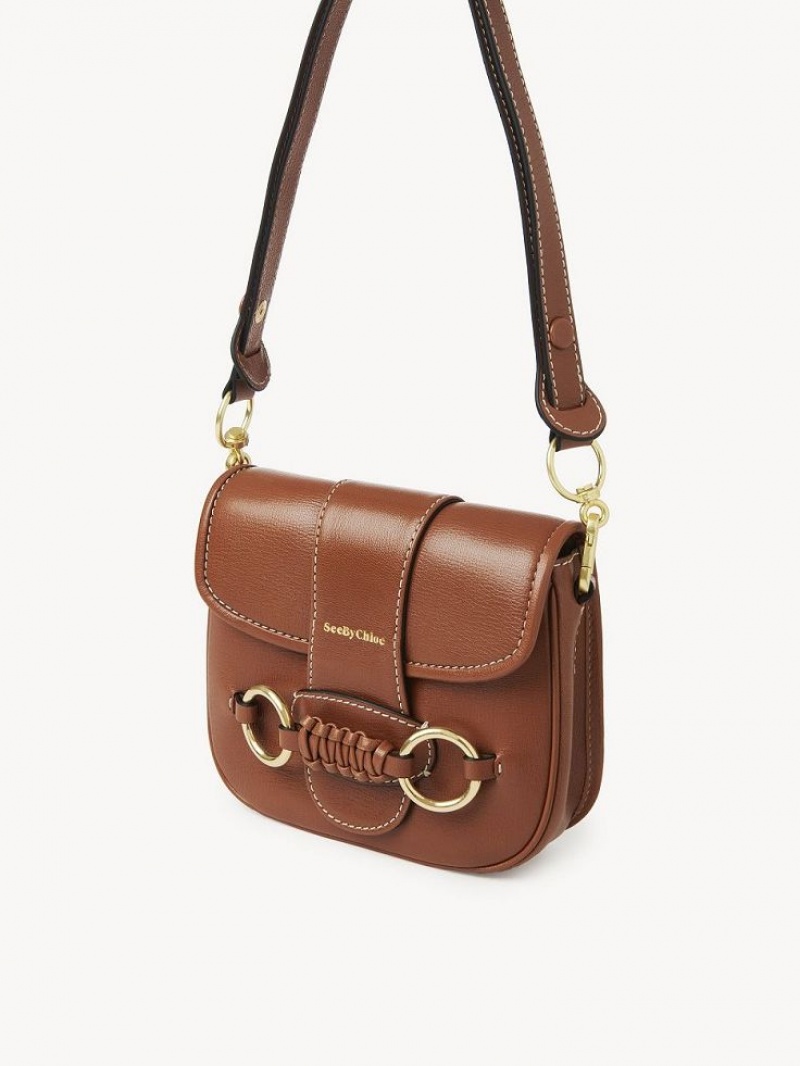Sacs À Bandoulière Chloe Saddie Satchel Marron | CHE-SR14667