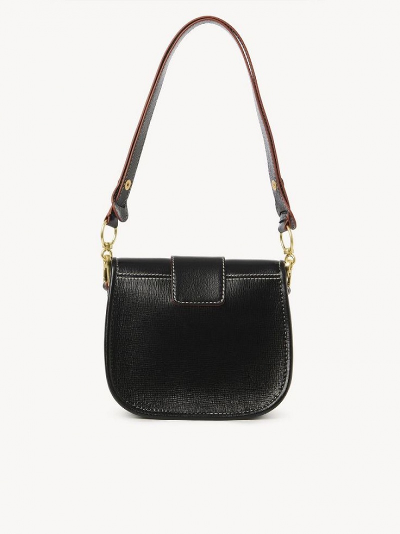 Sacs À Bandoulière Chloe Saddie Satchel Noir | CHE-SR14665