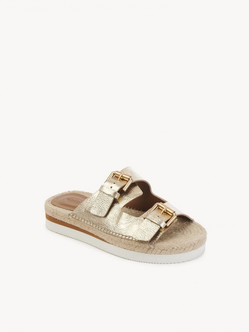 Sandale Chloe Glyn Plateforme Espadrillas Scarlatto | CHE-SR14831