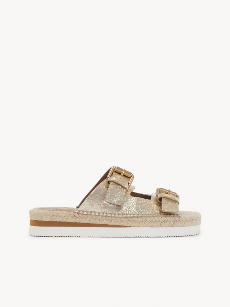 Sandale Chloe Glyn Plateforme Espadrillas Scarlatto | CHE-SR14831